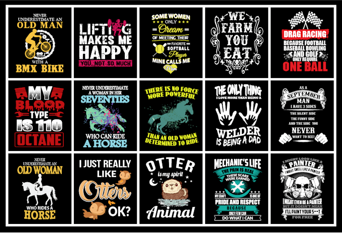 do creative custom t shirt design and bulk t shirt design
