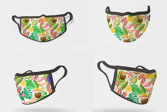 pattern mask design, fashion mask, mask design