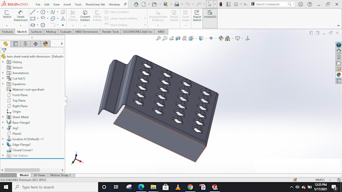 create any type of model in 3d solidworks