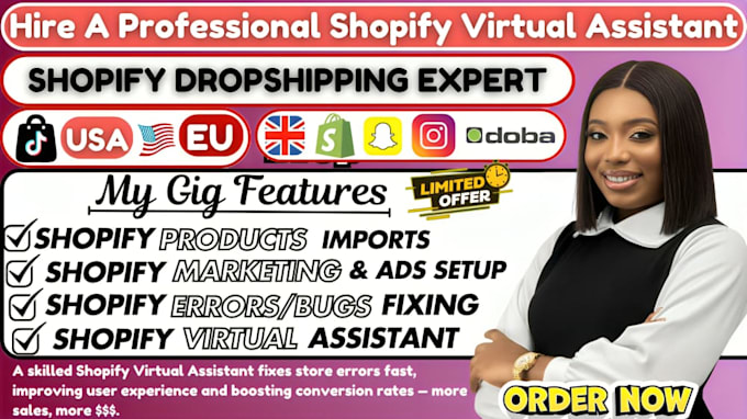 help you increase your shopify sales shopify virtual assistant shopify marketing