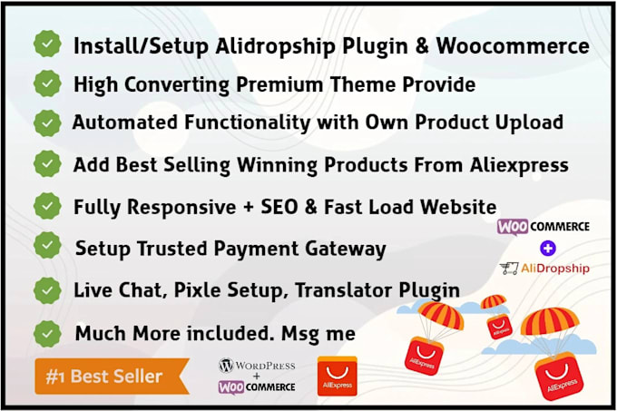 create automated alidropship aliexpress woocommerce dropshipping store