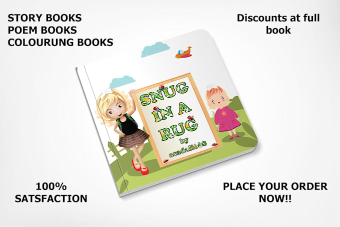 draw awesome illustration, art for children story book,cover