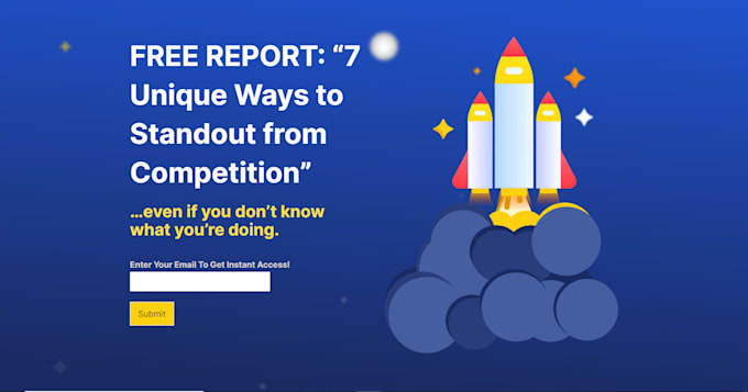 create a responsive wordpress landing page, squeeze page