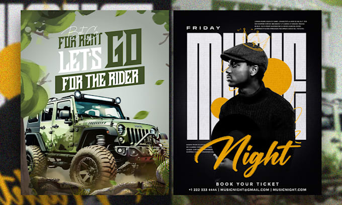 be your event, party, food, corporate flyer designer