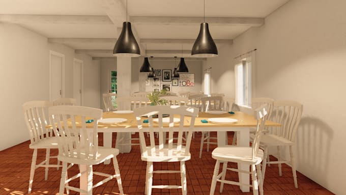 Create 3d model and render of your architectural project by Mpnogales ...