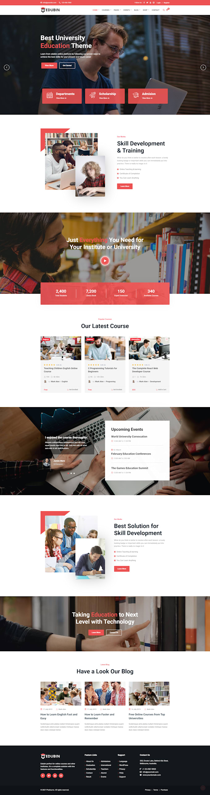 create , clone , redesign online course website, learndash , learnpress site