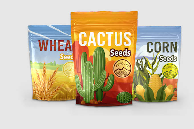 do product label and box packaging design