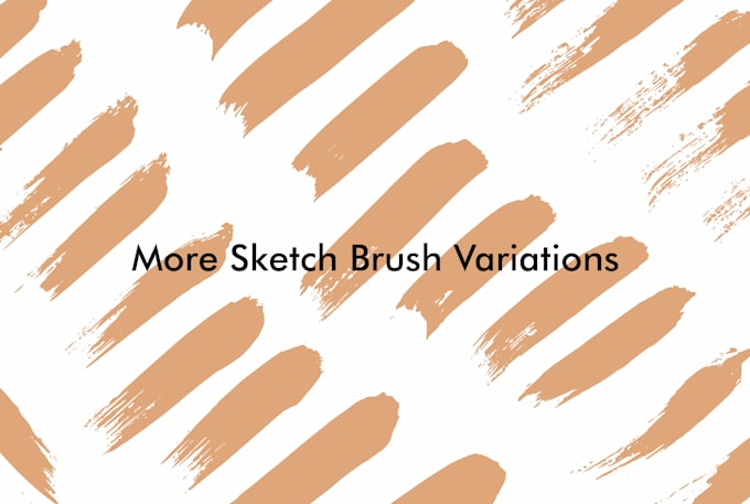 make a handmade horizontal one stroke brush effect