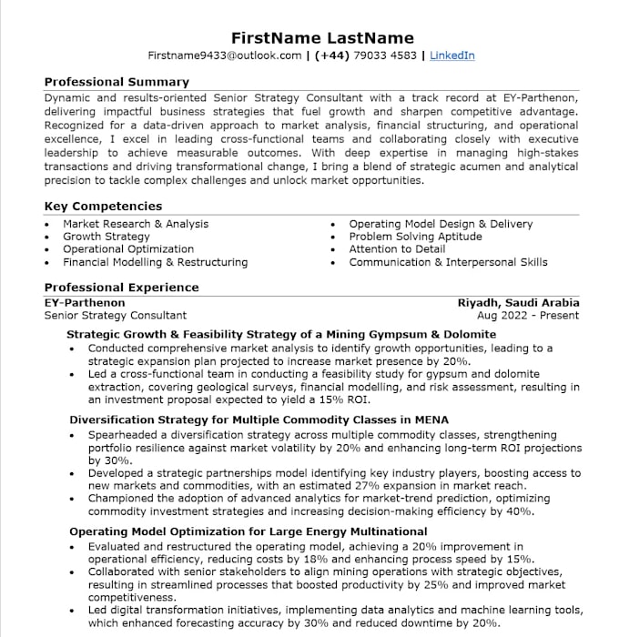 write, edit and optimize your resume, CV and cover letter