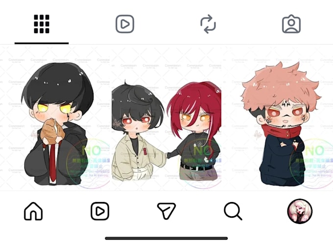 draw a cute halfbody chibi for you