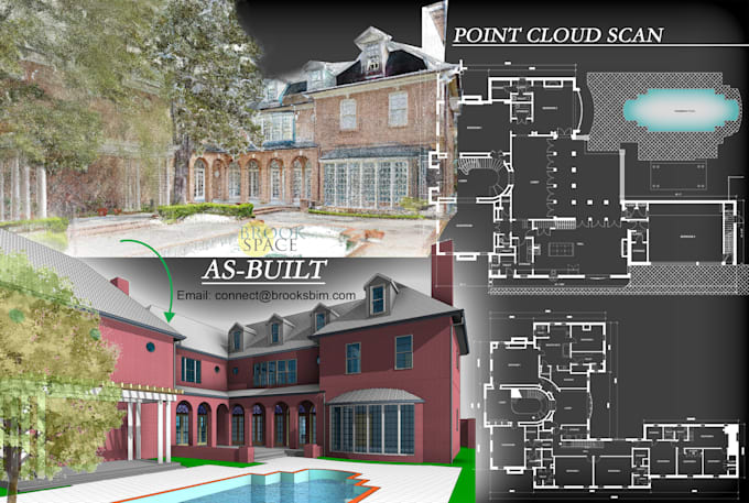 convert point cloud e57 scans to revit model and autocad