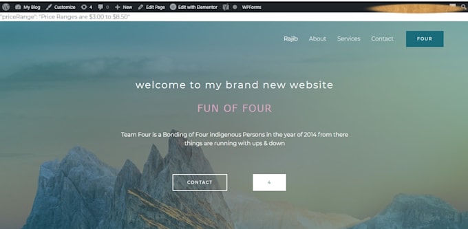 develop and design complete responsive wordpress website