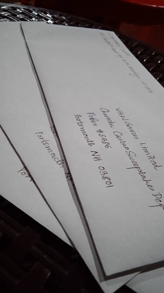 handwrite notes and letters