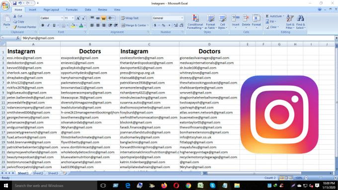 scrape active targeted emails from any social media platform