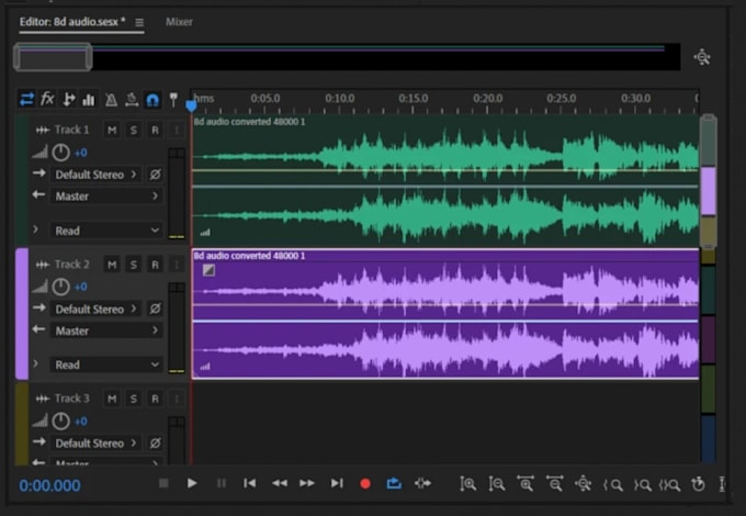 do 3d or 8d audio conversion