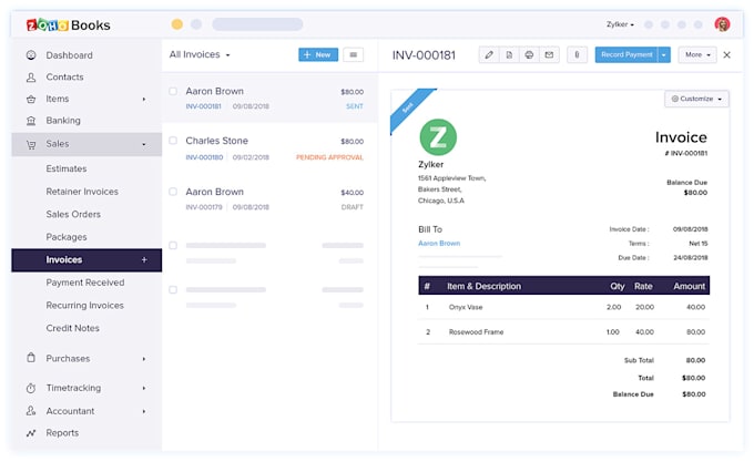 do zoho books bookkeeping setup and monthly accounting