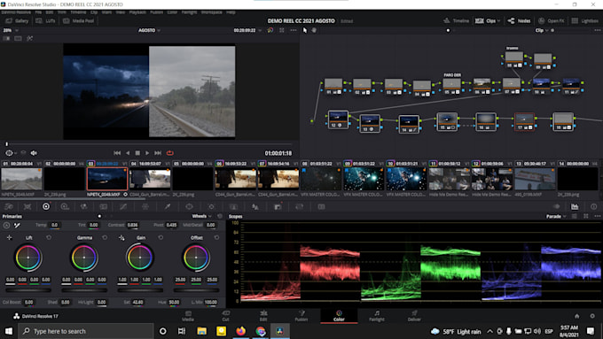 color grade your video professionally