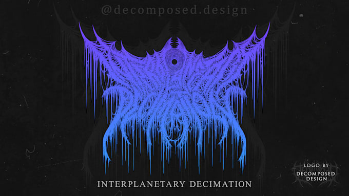 make a detailed extreme metal logo