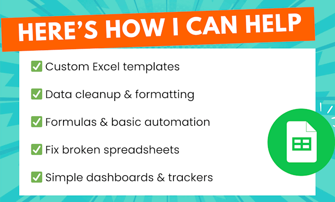 complete quick excel tasks and templates in 24 hours