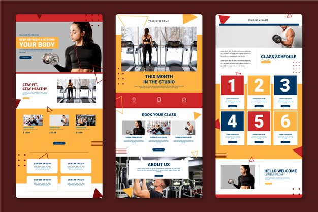 design mailerlite, sendinblue email template and automations, campaigns