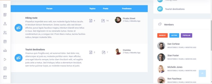 develop a forum website for you