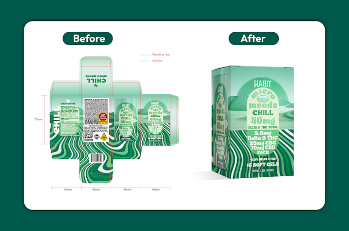 design 3d box mockup and packaging for amazon fba