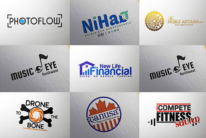 design 3 modern minimalist logo design