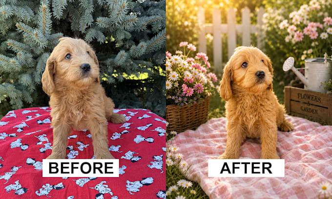 professionally edit your pet photos