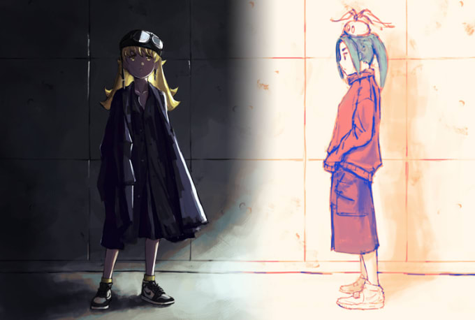 draw a cool standing pose for your character