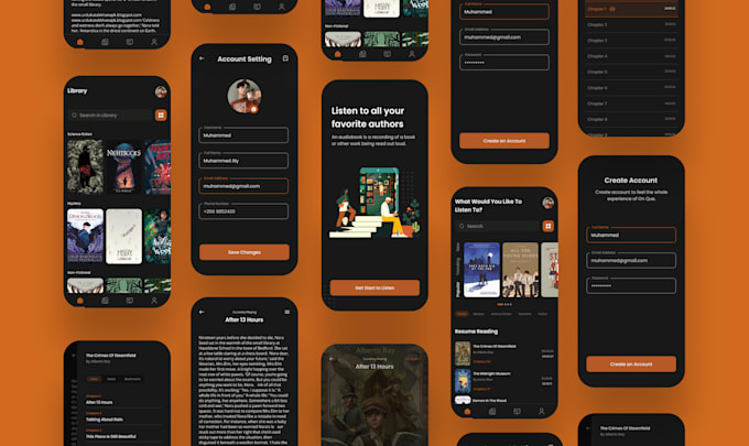 design creative UI UX in figma and adobe xd
