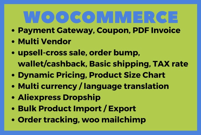 build woocommerce store, sales page, single product funnel, ecommerce website
