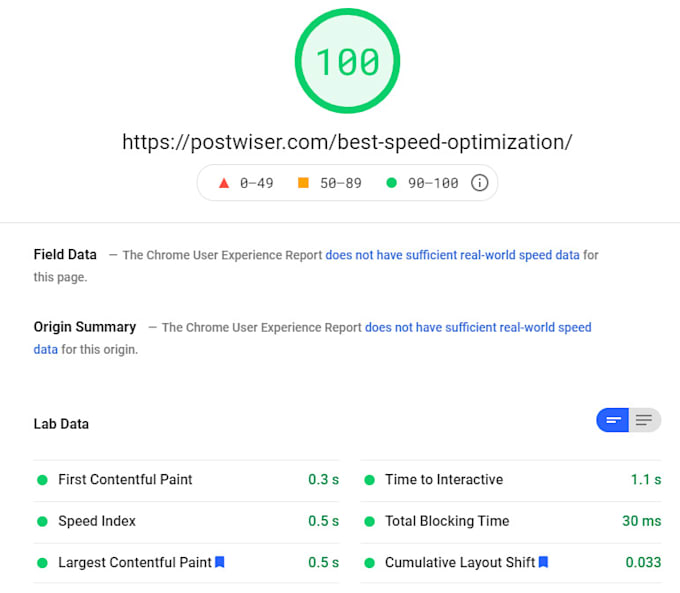 perform wordpress page speed optimization and increase your scores to the 90s