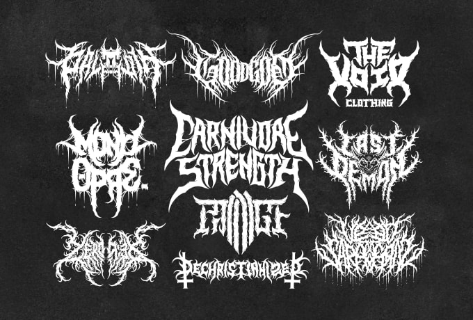 Design your black, slamming, brutal, death metal logo by Dickyparera ...