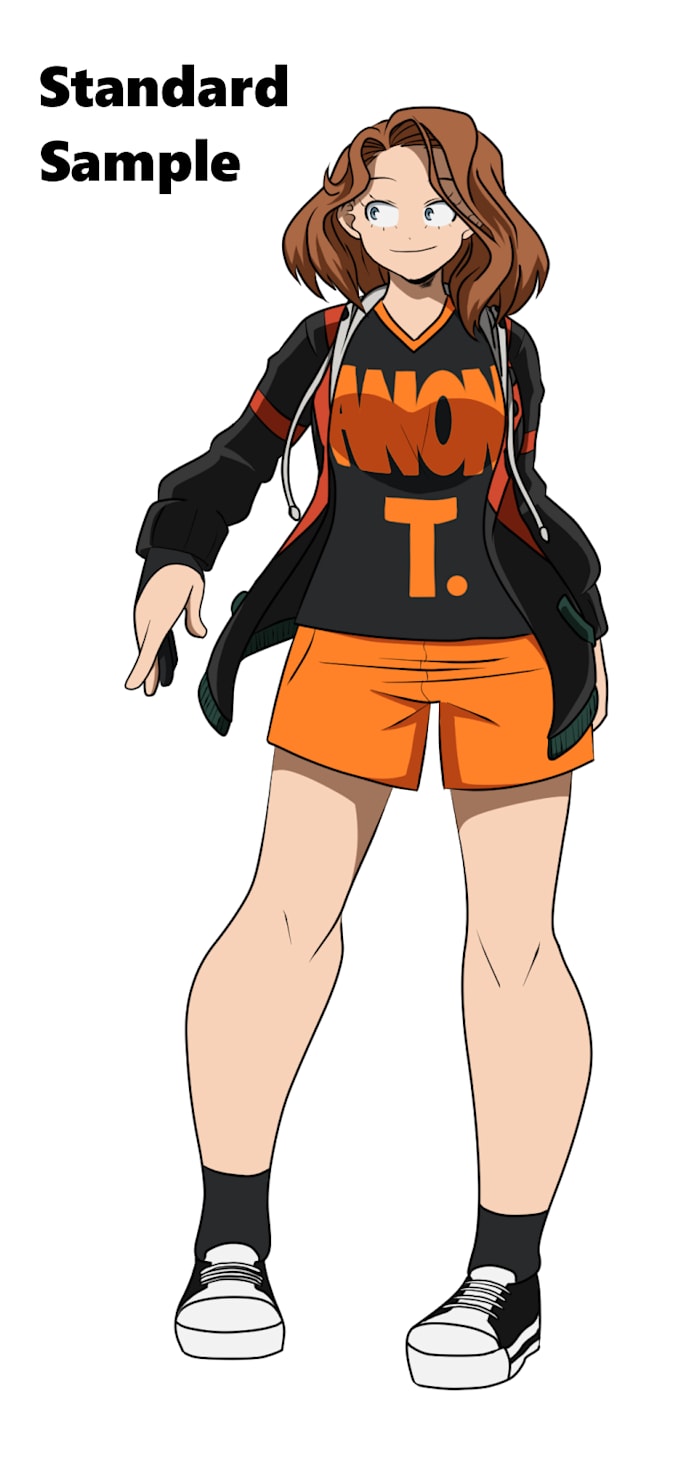 draw concept art of your my hero academia oc