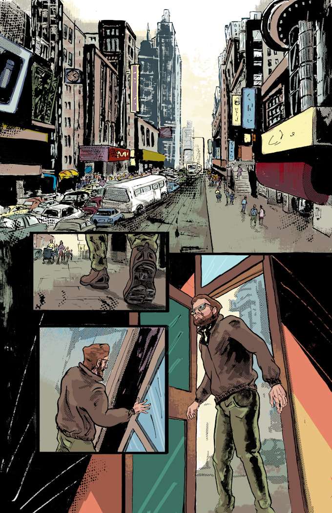 create your comic book full with colours