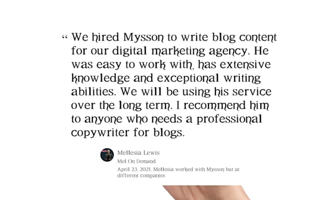 write digital service page copy for your digital agency