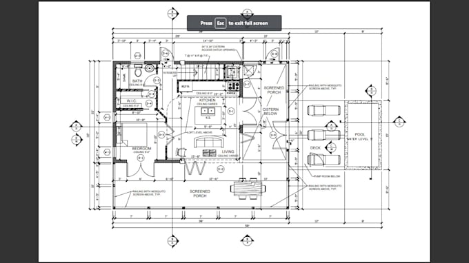 draw any architectural drawings, plans, elevations, section