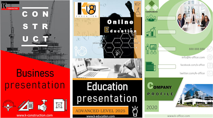 make professional corporate presentation design