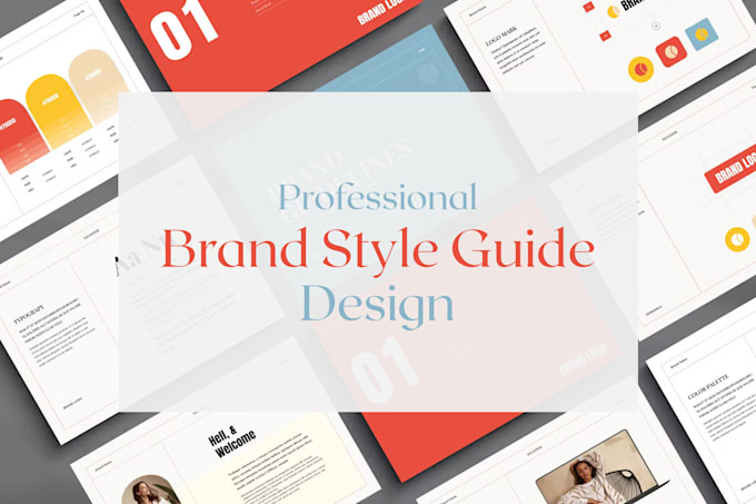 create a custom logo and professional brand style guide