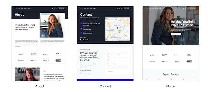 design consulting website for business mentor, speaker, leaders, trainers, coach