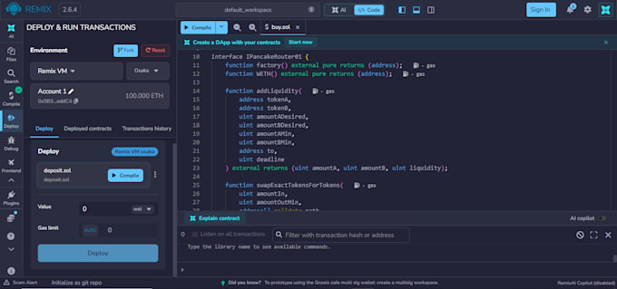 develop, audit and deploy a smart contract on any blockchain