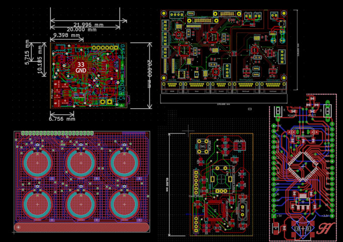 create pcb design, provide you production and assembly files