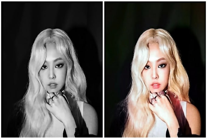 do colour correction and colour change
