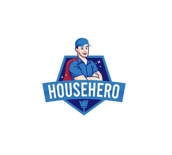 design original cleaning logo with satisfaction guaranteed