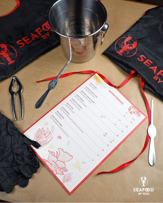 create a menu design for your coffee or restaurant