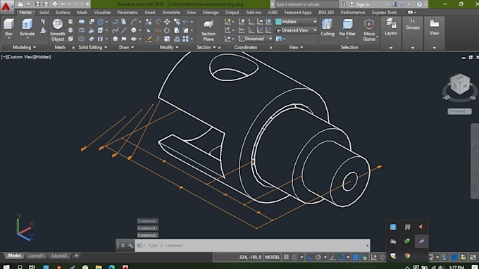 Draw 2d engineering mechanical drawings by Irfankhan906 | Fiverr