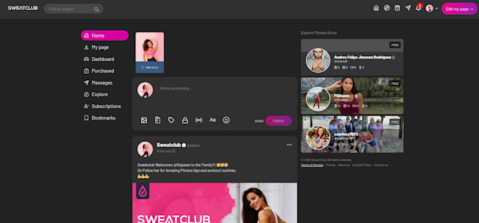 create website like onlyfans with live stream
