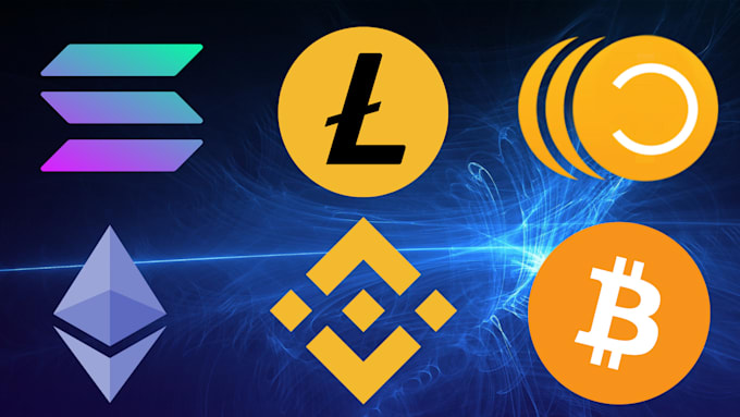 design crypto and cryptocurrency logo token  for coin