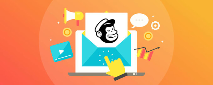 design mail chimp email template and steup email campaign