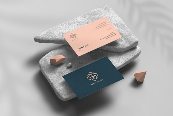 create outstanding print ready business card for you